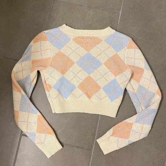 uo argyle sweater - Picture 4 of 4